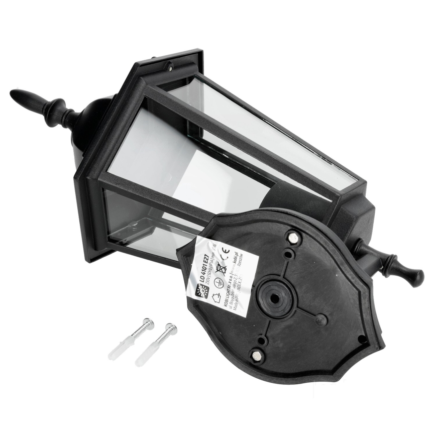 Екстериорен аплик 1xE27/60W/230V IP44 черен