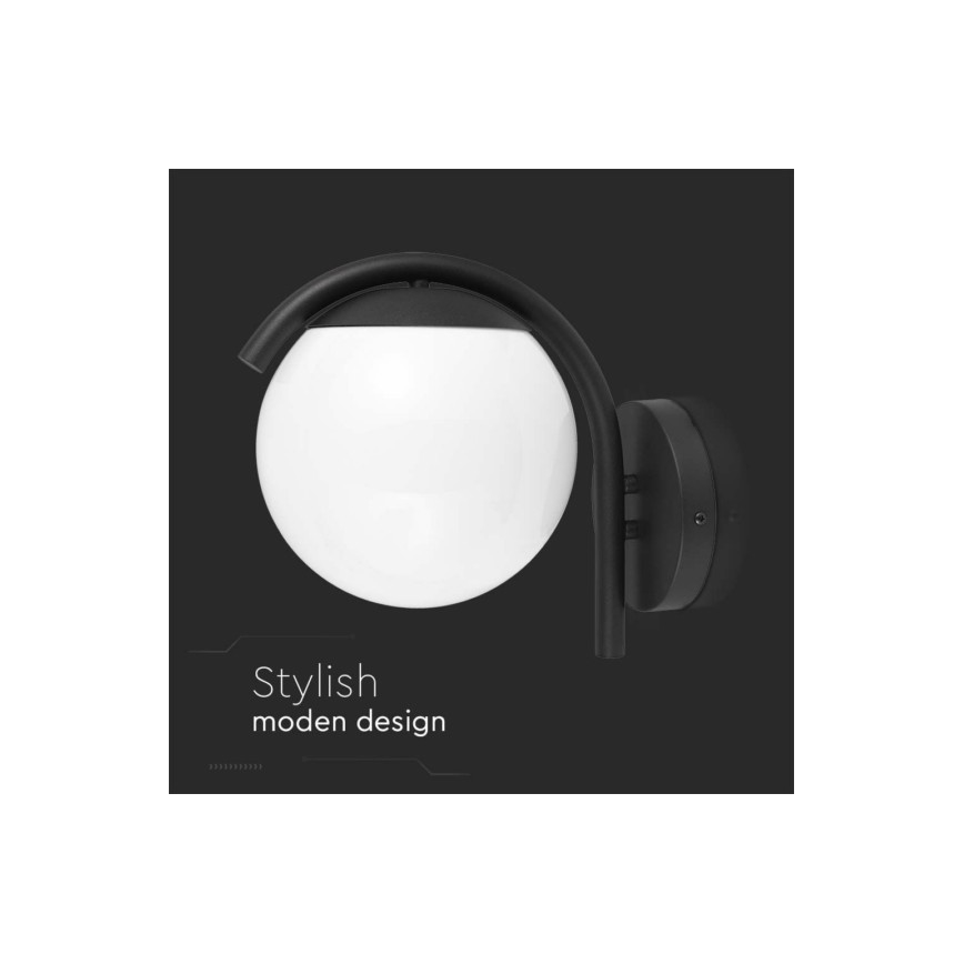 Екстериорен аплик 1xE27/60W/230V IP44 черен