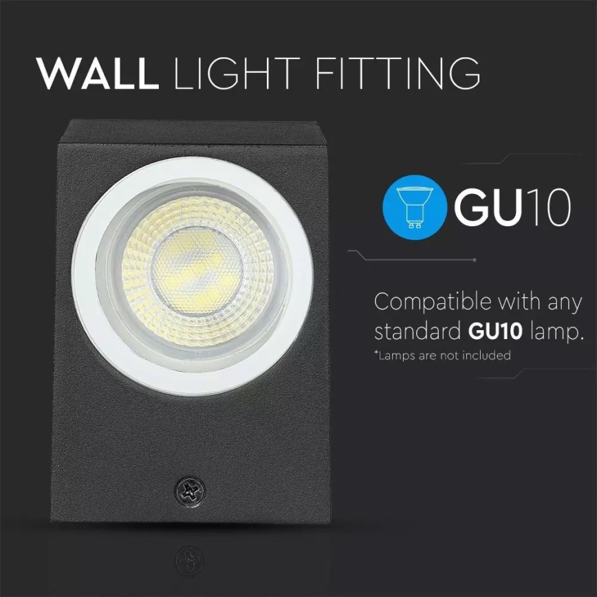 Екстериорен аплик 1xGU10/35W/230V IP44