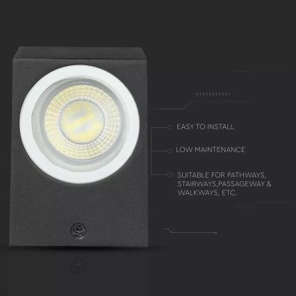 Екстериорен аплик 1xGU10/35W/230V IP44