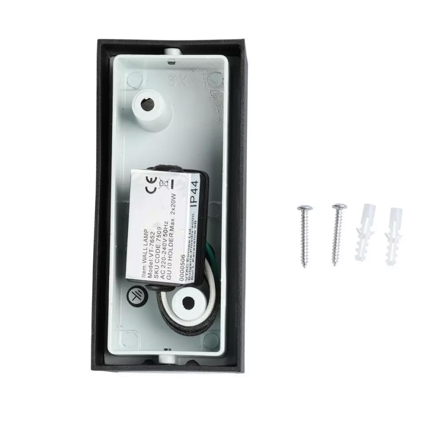 Екстериорен аплик 2xGU10/20W/230V IP44