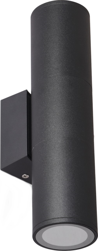 Екстериорен аплик 2xGU10/35W/230V IP54 кръгъл черен