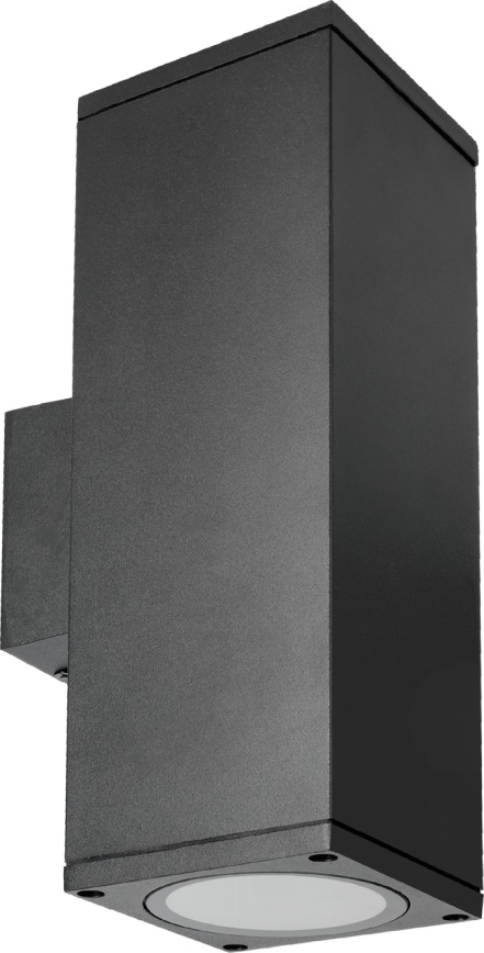 Екстериорен аплик 2xGU10/35W/230V IP54 ъглов черен