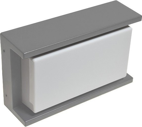 Екстериорен аплик ARAGO 1xE27/60W/230V IP54 сив
