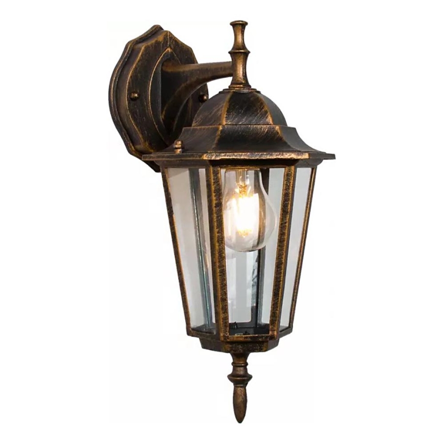 Екстериорен аплик ARRAIA 1xE27/15W/230V IP44 бронзова патина