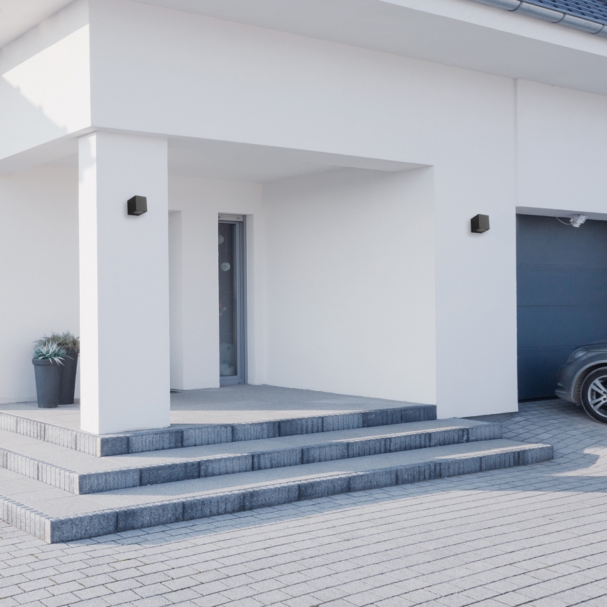 Екстериорен аплик BOKA 1xGU10/60W/230V IP44 черен