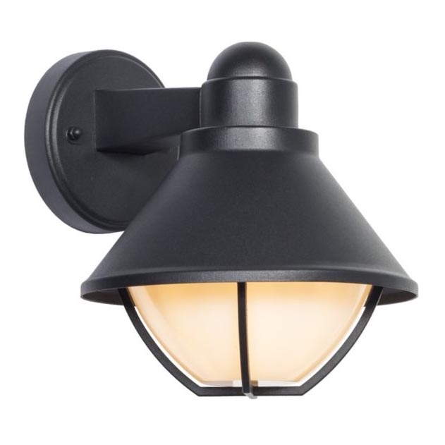 Екстериорен аплик EDINA 1xE27/60W/230V IP44 черен