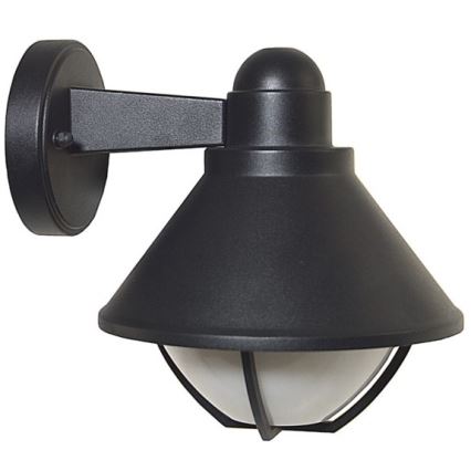 Екстериорен аплик EDINA 1xE27/60W/230V IP44 черен