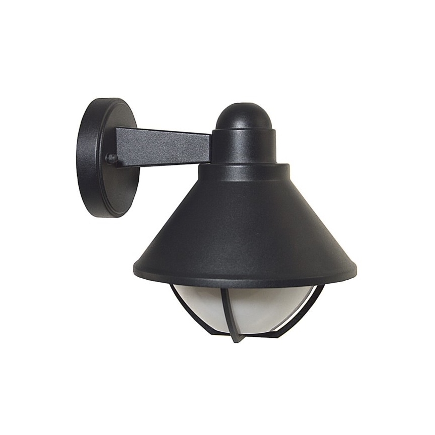 Екстериорен аплик EDINA 1xE27/60W/230V IP44 черен