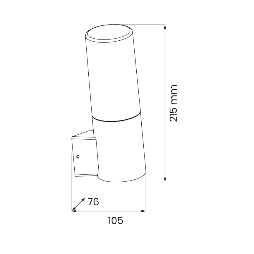 Екстериорен аплик HARLEM 1xE27/60W/230V IP44 черен