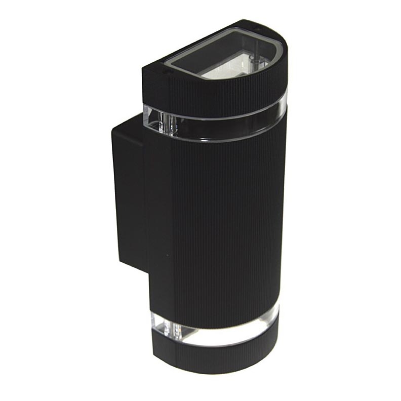 Екстериорен аплик KORTEK 2xGU10/30W/230V IP54 черен