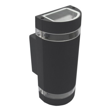 Екстериорен аплик KORTEK 2xGU10/30W/230V IP54 черен