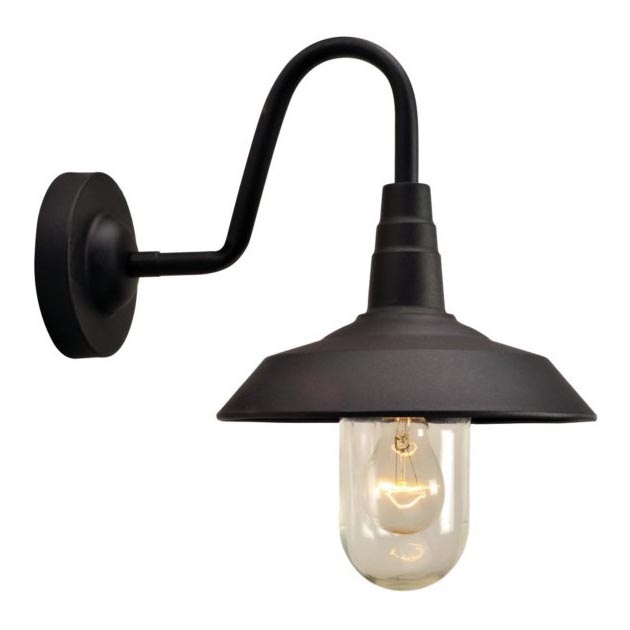 Екстериорен аплик NILDA 1xE27/60W/230V IP44 черен