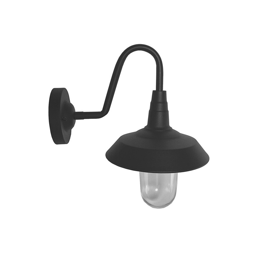 Екстериорен аплик NILDA 1xE27/60W/230V IP44 черен