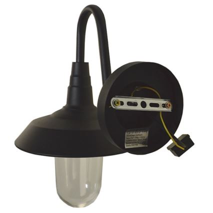 Екстериорен аплик NILDA 1xE27/60W/230V IP44 черен