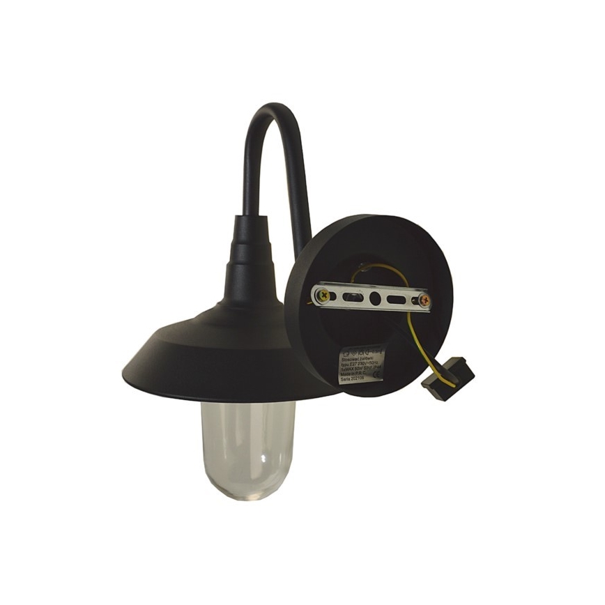 Екстериорен аплик NILDA 1xE27/60W/230V IP44 черен
