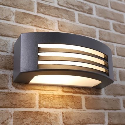 Екстериорен аплик OLIANA 1xE27/60W/230V IP54 антрацит