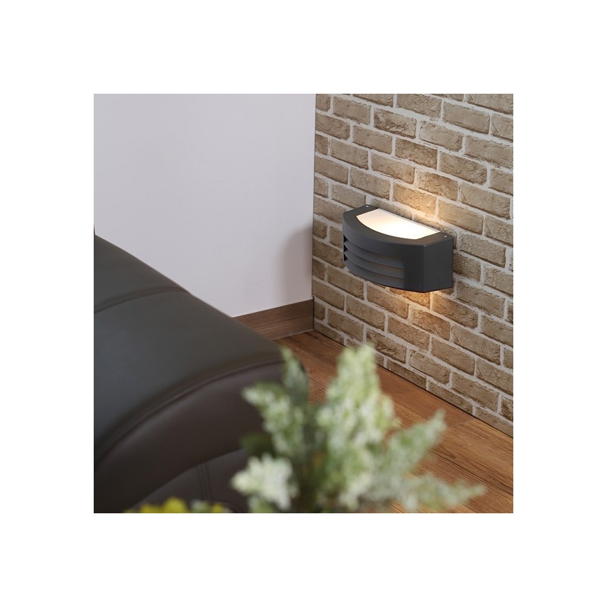 Екстериорен аплик OLIANA 1xE27/60W/230V IP54 антрацит