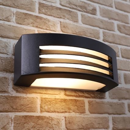 Екстериорен аплик OLIANA 1xE27/60W/230V IP54 черен