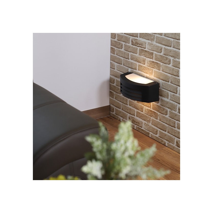 Екстериорен аплик OLIANA 1xE27/60W/230V IP54 черен