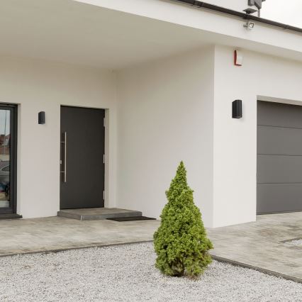 Екстериорен аплик OVALIS 2xGU10/35W/230V IP44 черен