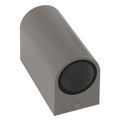 Екстериорен аплик PARETE 2xGU10/6W/230V IP54 сив