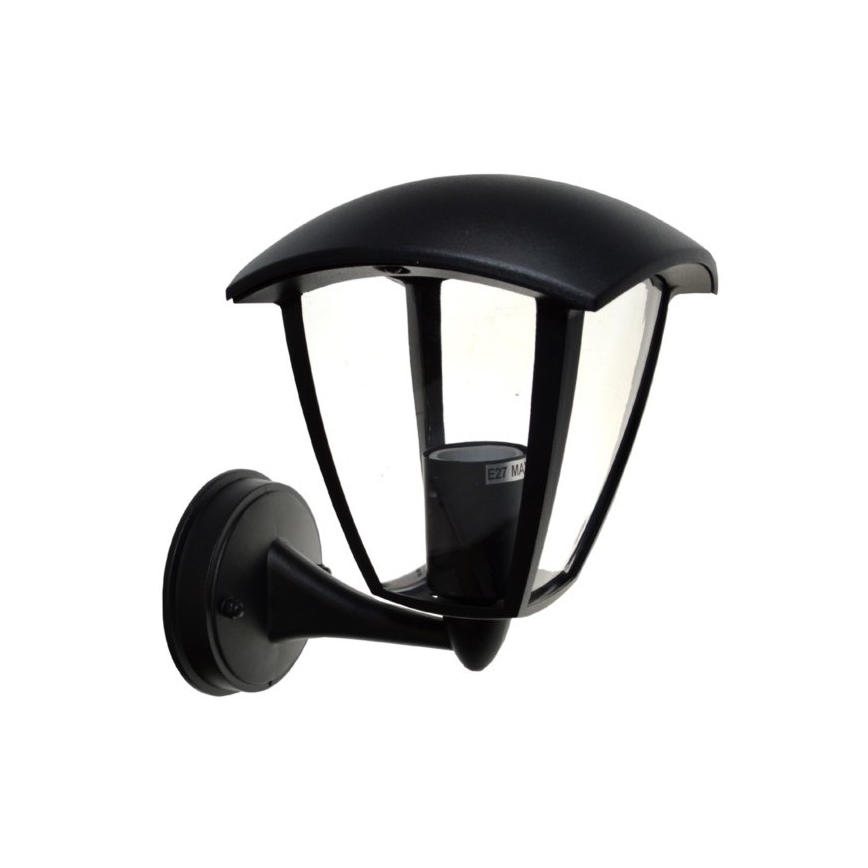 Екстериорен аплик SURVA 1xE27/60W/230V IP44 черен