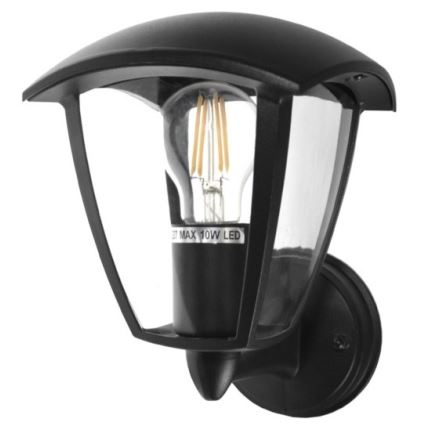 Екстериорен аплик SURVA 1xE27/60W/230V IP44 черен