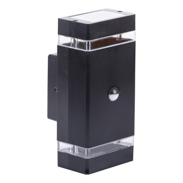 Екстериорен аплик със сензор NIZZA 2xGU10/35W/230V IP65