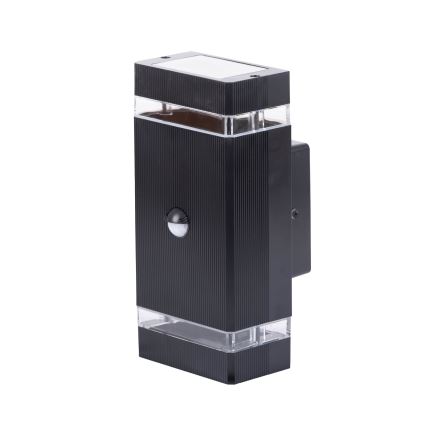 Екстериорен аплик със сензор NIZZA 2xGU10/35W/230V IP65