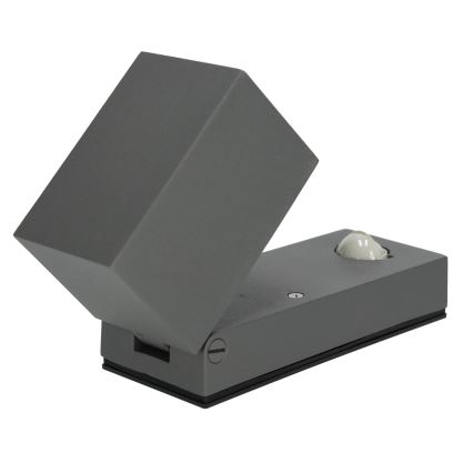 Екстериорен аплик със сензор QUAZAR 1xGU10/35W/230V IP44 сив