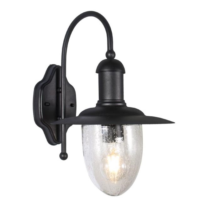 Екстериорен аплик TALISA 1xE27/60W/230V IP44 черен