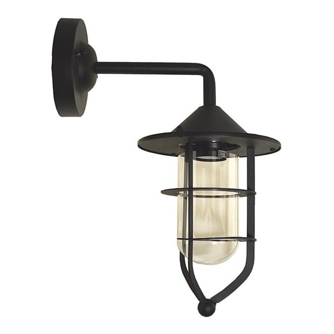 Екстериорен аплик TAMA 1xE27/60W/230V IP44 черен