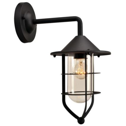 Екстериорен аплик TAMA 1xE27/60W/230V IP44 черен