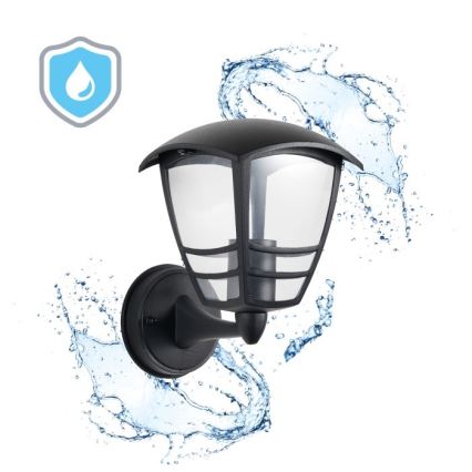 Екстериорен аплик TEVIO 1xE27/60W/230V IP54 черен