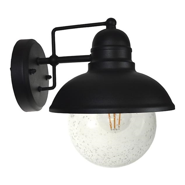 Екстериорен аплик WILDA 1xE27/60W/230V IP44 черен