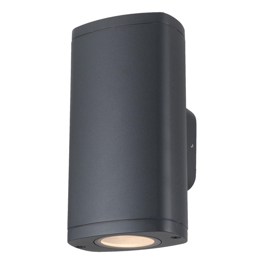 Екстериорен аплик ZEVI 2xGU10/10W/230V IP54 антрацит