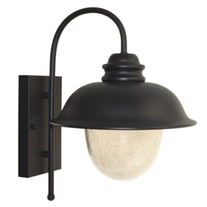 Екстериорен аплик ZUNA 1xE27/60W/230V IP44 черен