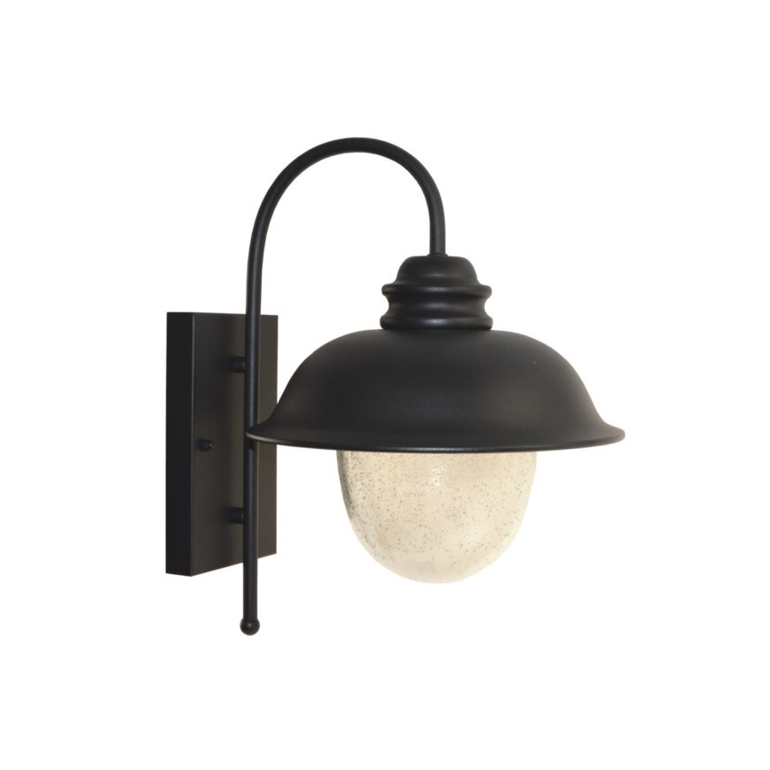 Екстериорен аплик ZUNA 1xE27/60W/230V IP44 черен