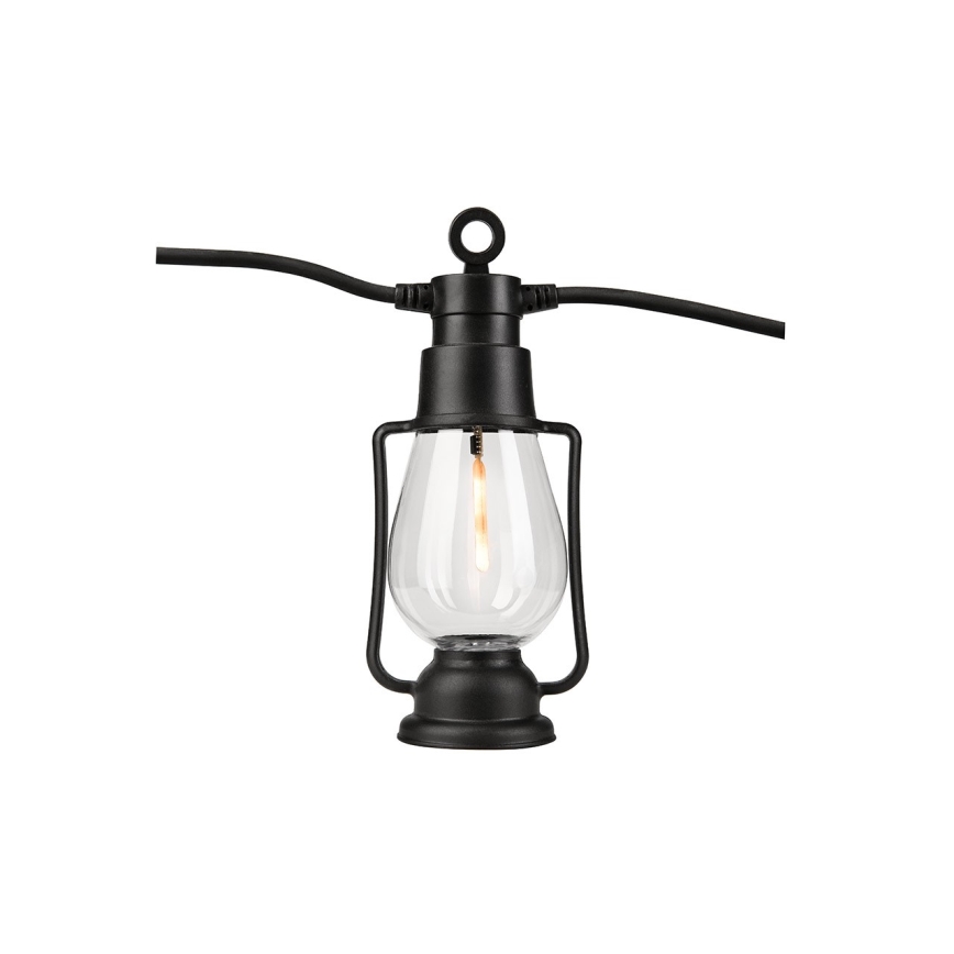 Екстериорен декоративни лампички ГИРЛЯНДА 20xLED 20m IP44 топло бяло