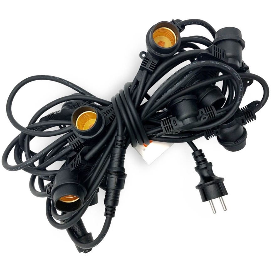 Екстериорен декоративни лампички MIMOSA 10xE27/1,3W/230V IP44 10 m