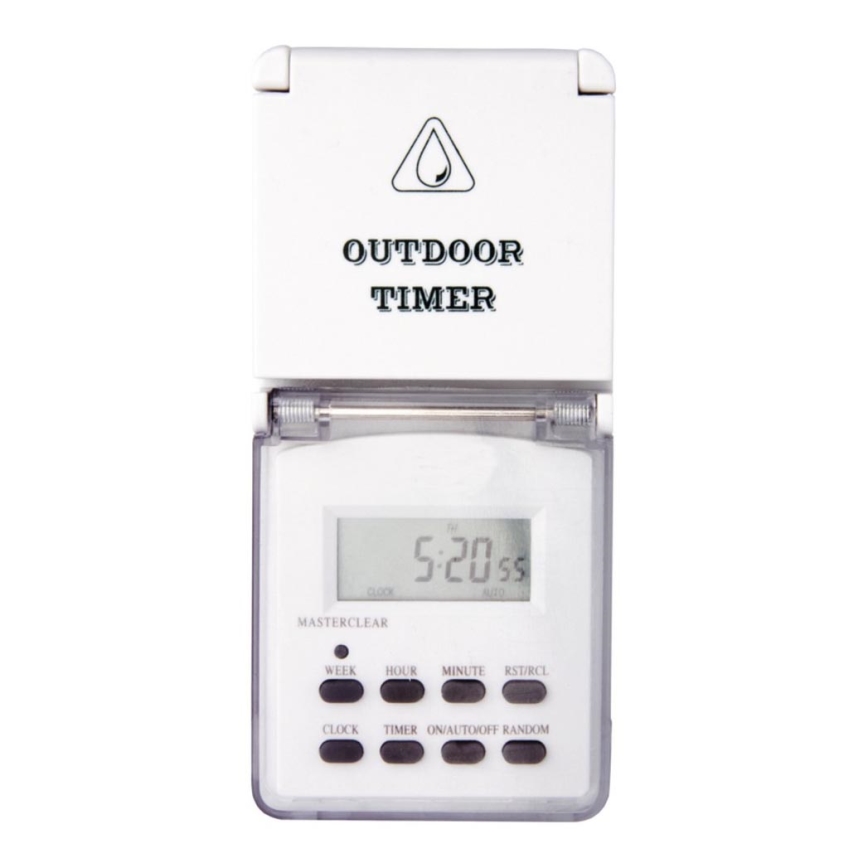Екстериорен дигитален таймер 230V/16A IP44
