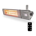 Екстериорен електрически нагревателен елемент 2000W/230V IP65 + дистанционно управление