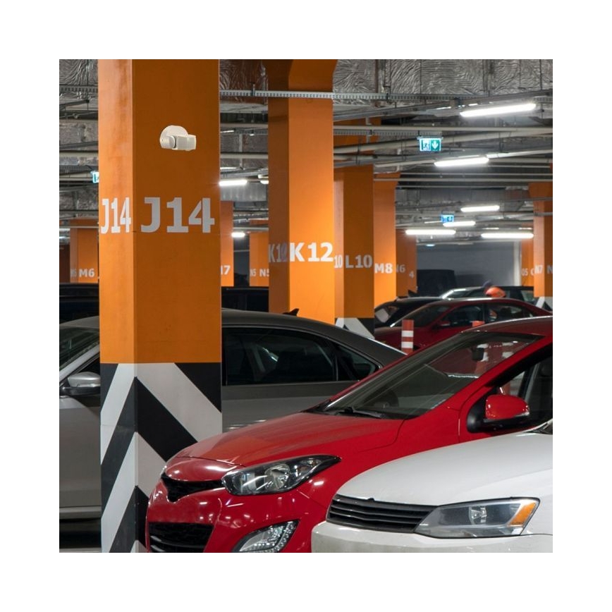 Екстериорен инфрачервен сензор за движение 180° 230V IP65 бял