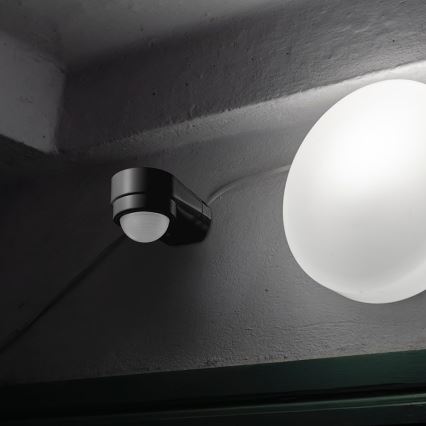 Екстериорен инфрачервен сензор за движение 240° 600W/230V IP65 черен