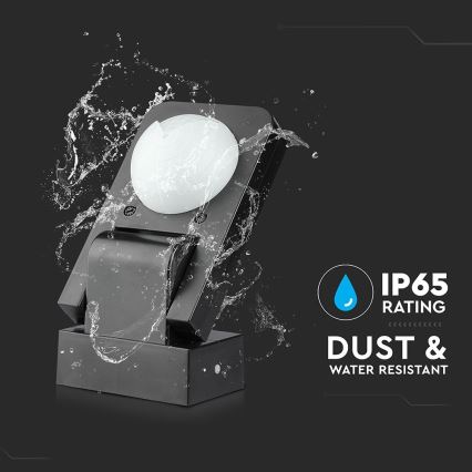 Екстериорен инфрачервен сензор за движение 360° 1000W/230V IP65 черен
