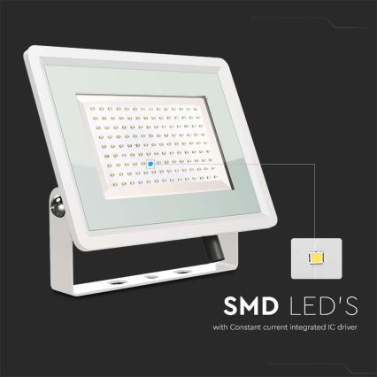 Екстериорен LED прожектор LED/200W/230V 4000K IP65 бял