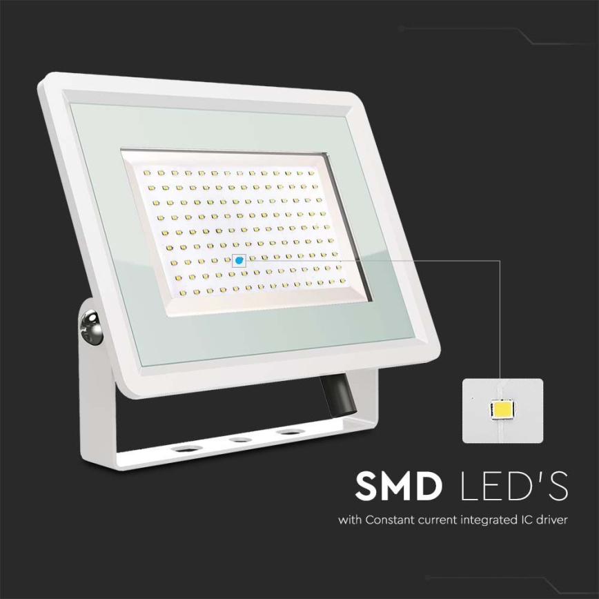 Екстериорен LED прожектор LED/200W/230V 4000K IP65 бял
