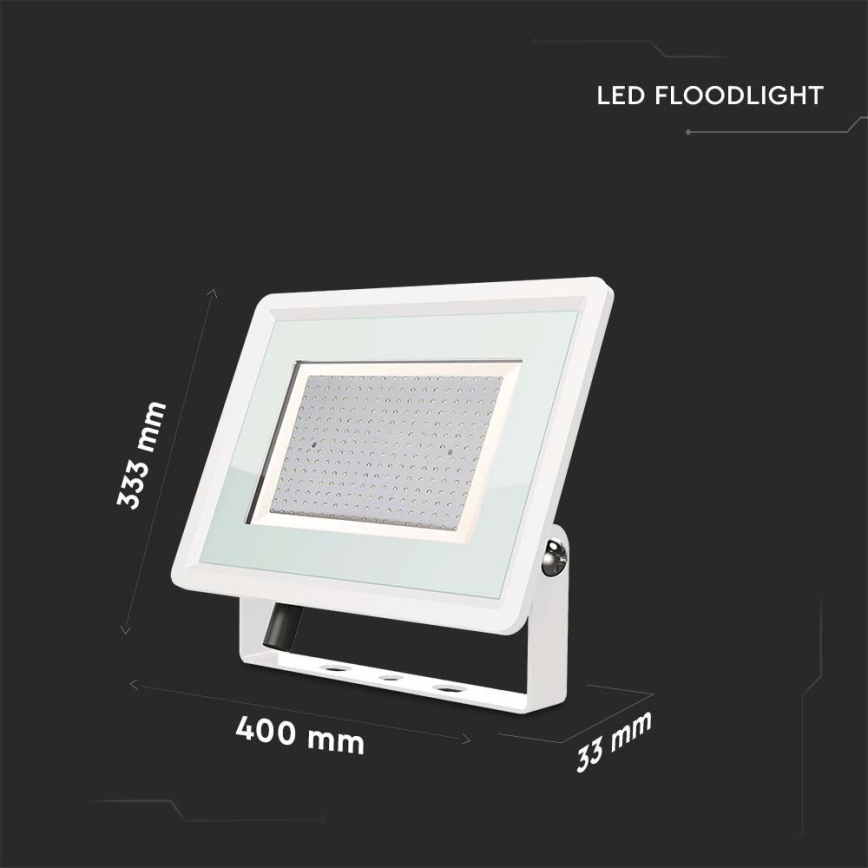 Екстериорен LED прожектор LED/200W/230V 4000K IP65 бял