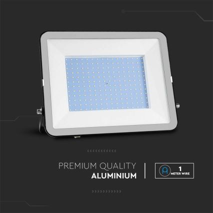 Екстериорен LED прожектор SAMSUNG CHIP LED/200W/230V 6500K IP65 черен